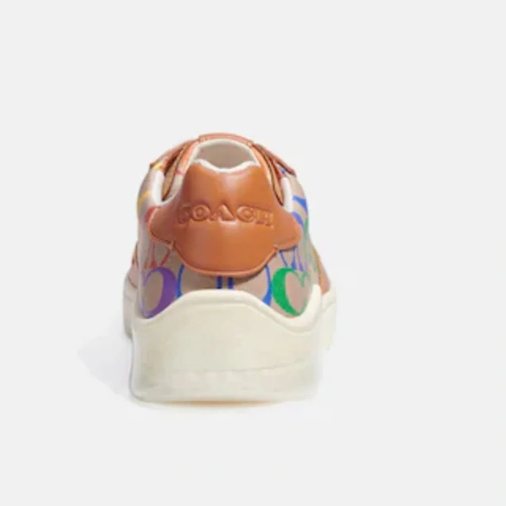 COACH Men Citysole Court Sneaker In Rainbow Signature Canvas - Picture 5 of 14
